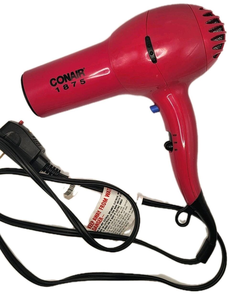 Vintage Pink Conair 1875 Hairdryer. Working & in Great Condition!